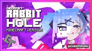 DECO27 Rabbit Hole ft Hatsune Miku  Pure Pure  Minecraft Version Animation [upl. by Atirak]