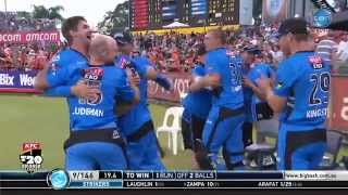 Scorchers v Strikers match highlights [upl. by Harlie]