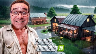 FARMING SIMULATOR 2025 10  CHEGOU A ÉPOCA DE CHUVAS [upl. by Mell565]