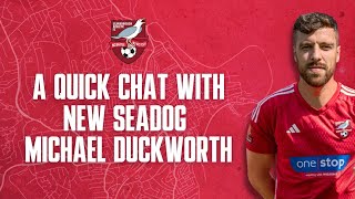 New Signing Michael Duckworth First Impressions amp Kit Tease  Scarborough Athletic FC [upl. by Elem]