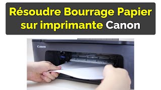 Comment résoudre le Bourrage Papier imprimante Canon [upl. by Isayg71]