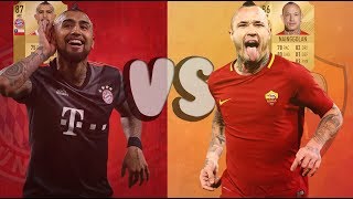 QUIEN ES MEJOR NAINGGOLAN VS VIDALFIFA 18 [upl. by Lundin]