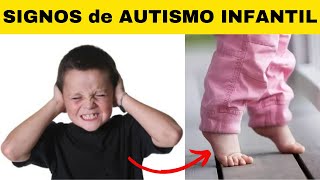 PRIMEROS SIGNOS y SÍNTOMAS de AUTISMO INFANTIL y cómo IDENTIFICARLOS [upl. by Icul]