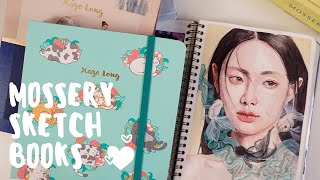 Mossery Sketchbooks Review Tour Setup amp Tips by Haze Long [upl. by Attwood]