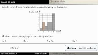 Zadanie 12  matura z matematyki Mediana zestaw 1 [upl. by Swords]