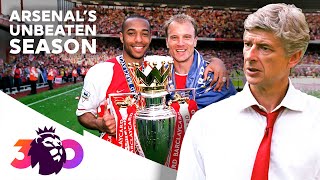 Arsenals Unbeaten 200304 Season  Greatest Premier League Stories [upl. by Garth]