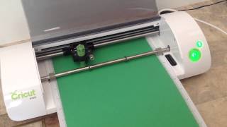 Provo Craft Cricut Mini Cutting Demonstration [upl. by Aicilaf]