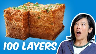 I Made A 100Layer Lasagna [upl. by Milinda92]