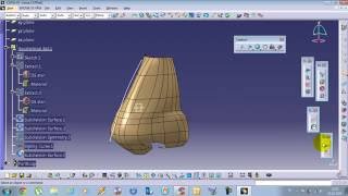 Catia imagine and shape Tutorial Link 16 [upl. by Assirroc70]