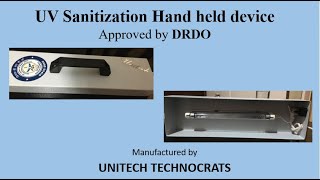 UV hand held device for surface disinfection Approved by DRDO [upl. by Lynette]