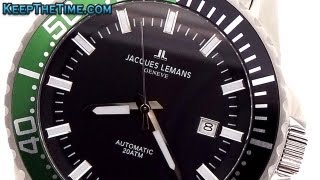 Jacques Lemans Geneve Automatic Watch [upl. by Atteuqnas309]