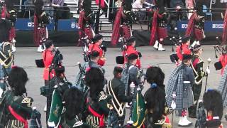 Edinburgh Military Tattoo 2015  Massed Pipes and Drums [upl. by Naira]