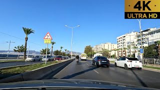 İzmir Sahil Yolu  Balçova  Alsancak  Driving Tour  4K  30fps  2024 [upl. by Lavella90]