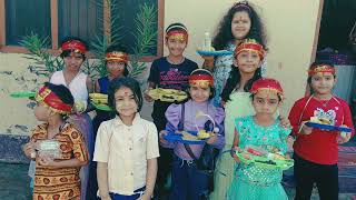 Rama navami celebrations  Kanya pujan on Rama navami 🙏viralvideos viralreels viralvilog [upl. by Yrolam970]