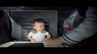 ETRADE AIRPLANE BABY SUPER BOWL XLIV 2010 COMMERCIAL [upl. by Inait]