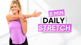 8 Minute Best Daily STRETCH For Women Over 50 [upl. by Kono]