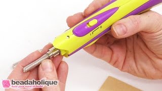 Product Demo Beadsmith Cordless Vacuum HotFX Crystal Applicator Tool [upl. by Jez]