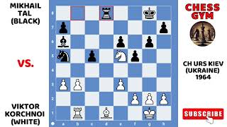 Viktor Korchnoi vs Mikhail Tal Ch URS Kiev Ukraine 1964 [upl. by Elam]