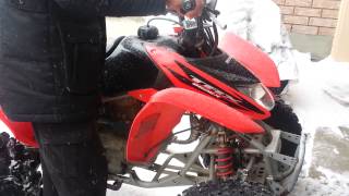 Cold start honda trx 250 ex [upl. by Alin472]