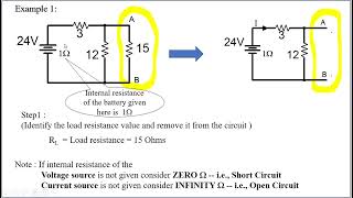 Thevenins theorem Part1 [upl. by Cilo358]