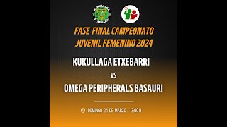 Kukullaga Etxebarri vs Omega Peripherals Basauri [upl. by Ainollopa]