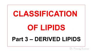 Derived lipids  Steroid terpenes carotenoid structures  classification of lipidspart 3 [upl. by Zia]