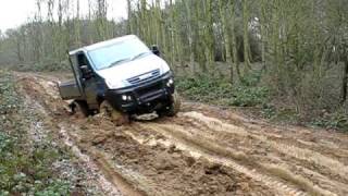 Iveco Daily 4x4 in the mud [upl. by Bendicty]