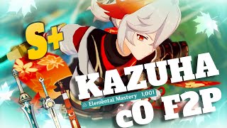 MUST PULL Simple Kazuha Guide for F2P and New Players [upl. by Japheth650]