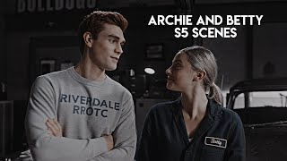 archie and betty riverdale season 5 logoless scenes [upl. by Anawik241]