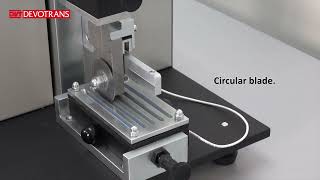 CUT RESISTANCE TESTER WITH CIRCULER BLADE FOR GLOVES DVT KDT D [upl. by Stoughton]