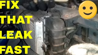 How To Repair A Radiator Leak with Epoxy [upl. by Yartnod]