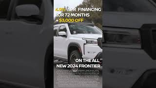 AllNew 2024 Nissan Frontier  49 APR Financing for 72 months  3000 off [upl. by Aedni535]