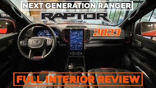 2023 Ford Ranger Raptor Interior Review [upl. by Billmyre]