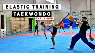 Practice 14  Elastic Taekwondo training explained  🎯 Jaouad Achab [upl. by Jopa170]