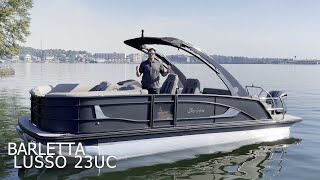 Review of the Barletta Lusso 23UC Gorgeous On The Water Walkaround Dont Miss This One [upl. by Kenway]