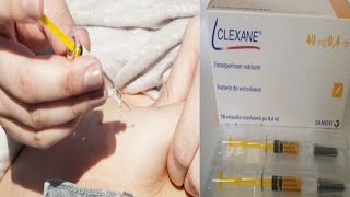 Clexane 4000antixa IU04ml injin pregnancy in urduEnoxaprin sodiumprevent blood clots DVThow [upl. by Adnema340]