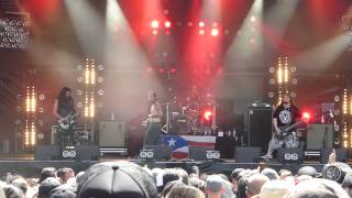 Merauder  Built On Blood live at Hellfest 2015 [upl. by Noswad677]