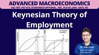 Keynesian theory of employment in Hindi  theory of effective demand [upl. by Enelyar576]