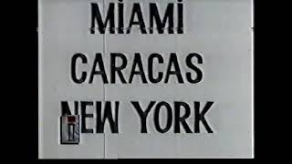 Varig Comercial  Miami via Caracas 1961 [upl. by Zzabahs8]