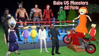 Baba VS Monsters Full Episode  Baba Boxing Fight  Gulli Bulli And Monster Boxing  MJOH Toons [upl. by Lattimer]