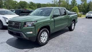 70731 2024 Nissan Frontier SV Crew Cab in Tactical Green Metallic For Sale Near Myrtle Beach SC [upl. by Einna]