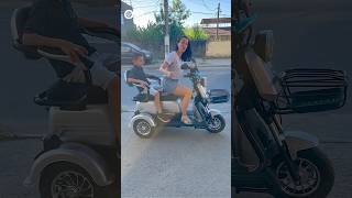 3 wheeler scooter automobile 3wheelscooter electricscooter viralvideo trendingvideo shorts [upl. by Amalle637]