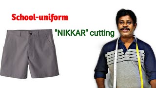 SCHOOLUNIFORM quot NIKKER quot CUTTING  clear explanation  LEARN TAILORING IN TELUGU [upl. by Eiahpets188]