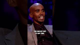 Mo Farah FREEZES His Body At Minus 170 Degrees MoFarah Interview TalkShow Celebrity [upl. by Gennaro]