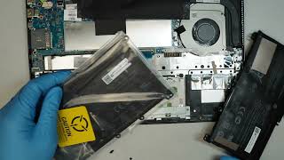 HP X360 14m dh Battery Replacement [upl. by Aholla]