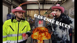 Gasesse GasSchmiedefeuer bauen  gas forge build tutorial [upl. by Margette]