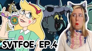 AWKWARD TIMES  Star Vs The Forces Of Evil Reaction S1E4 [upl. by Anertak]