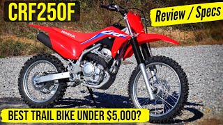 New Honda CRF250F Review Specs Changes Explained Features  More  CRF 250 Dirt Bike [upl. by Nivlek]