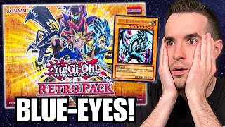 Opening NEW Retro Pack For The BLUEEYES WHITE DRAGON [upl. by Hanser]