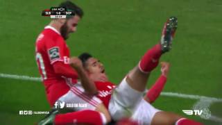 Benfica 2 1 Sporting Golos do Benfica com Relato Antena 1 [upl. by Mail433]